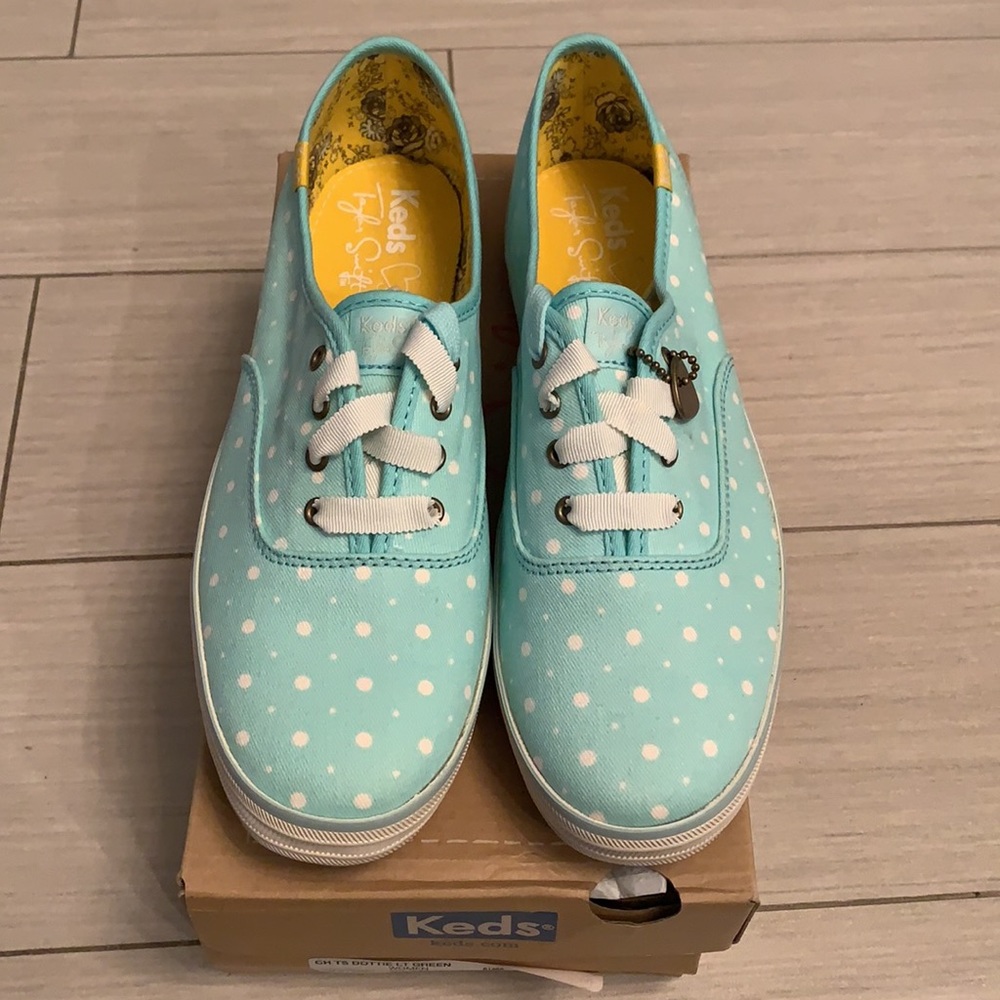 Keds Taylor Swift polka dot mint green size 8.5